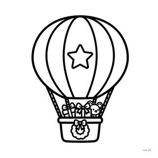 a balloon with a basket