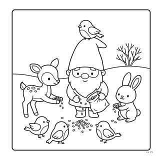 feeding the songbirds