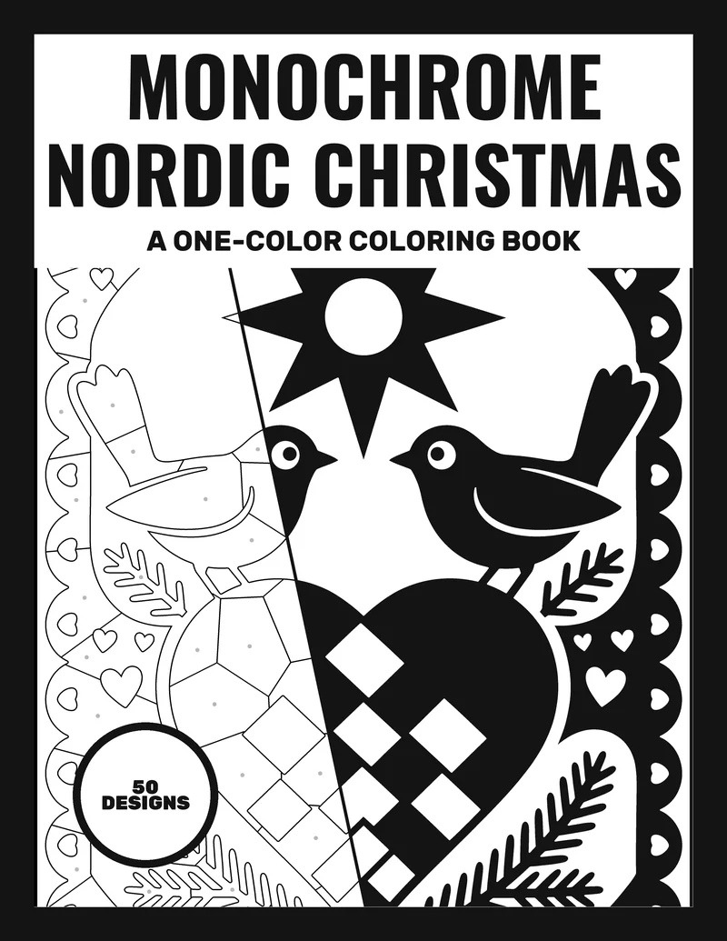 Cover of Monochrome Nordic Christmas